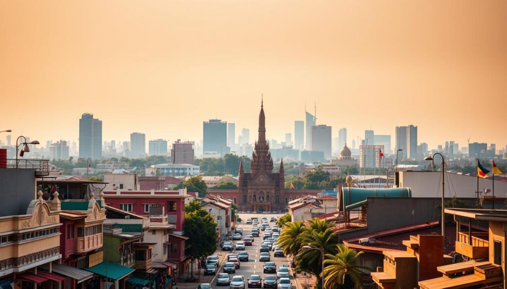 Phnom Penh cityscape